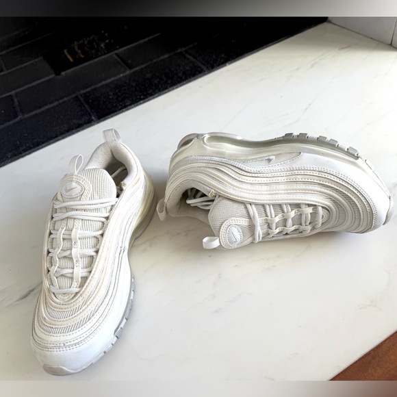NIKE AIR MAX 97 SHOES SNEAKERS WOMEN YOUNG GIRLS Reflective Size 6 Streetwear - Picture 16 of 16